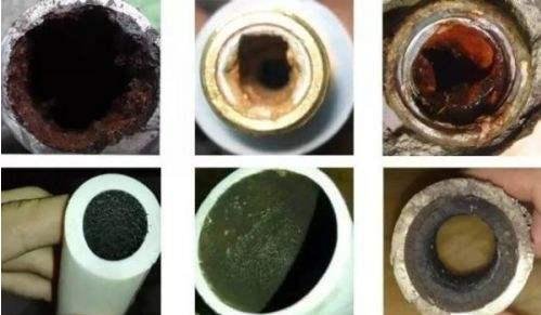 使用多年的自來水管道，特別臟